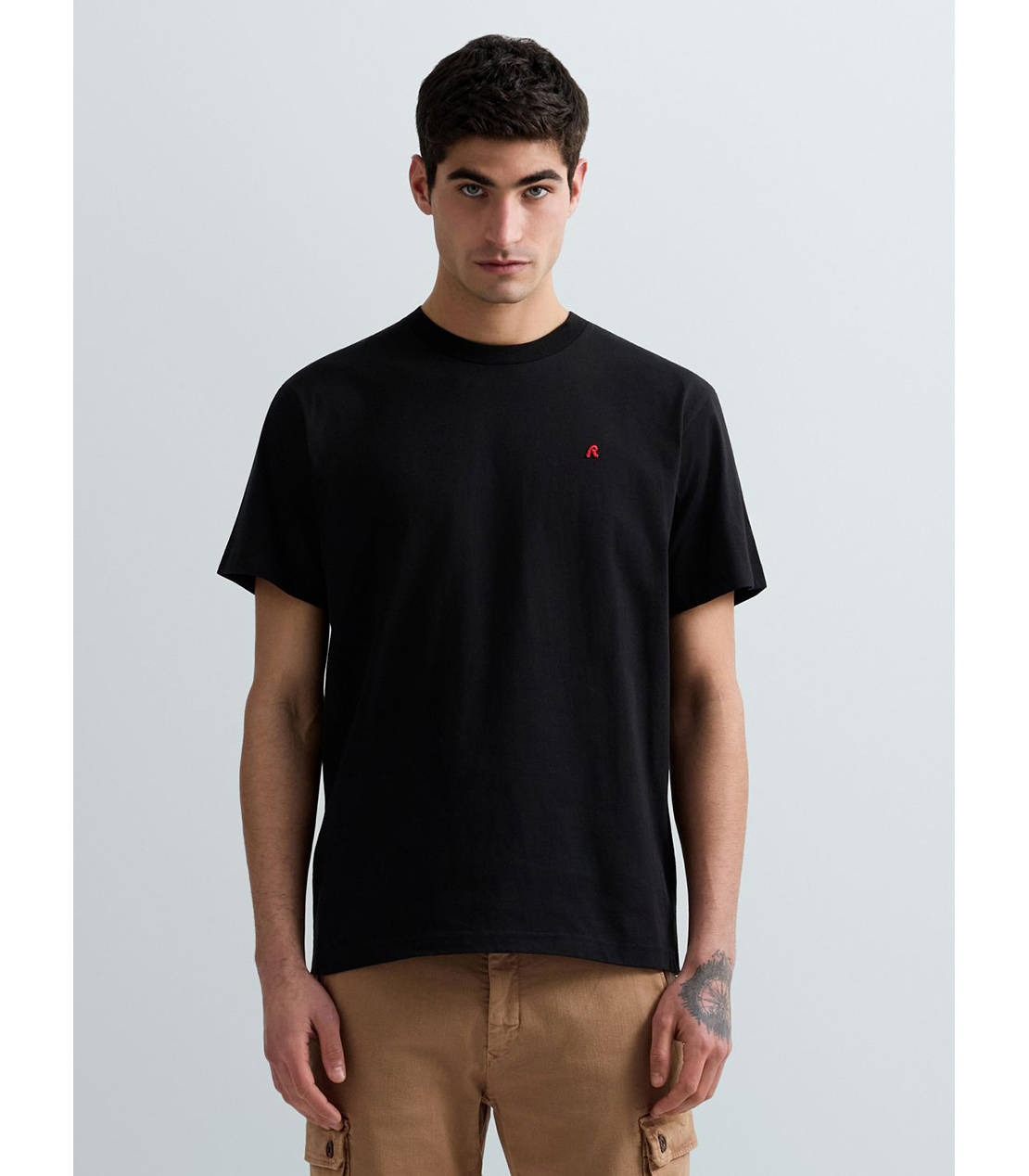 ベーシックジャージーRロゴ Tシャツ 詳細画像 ブラック 1